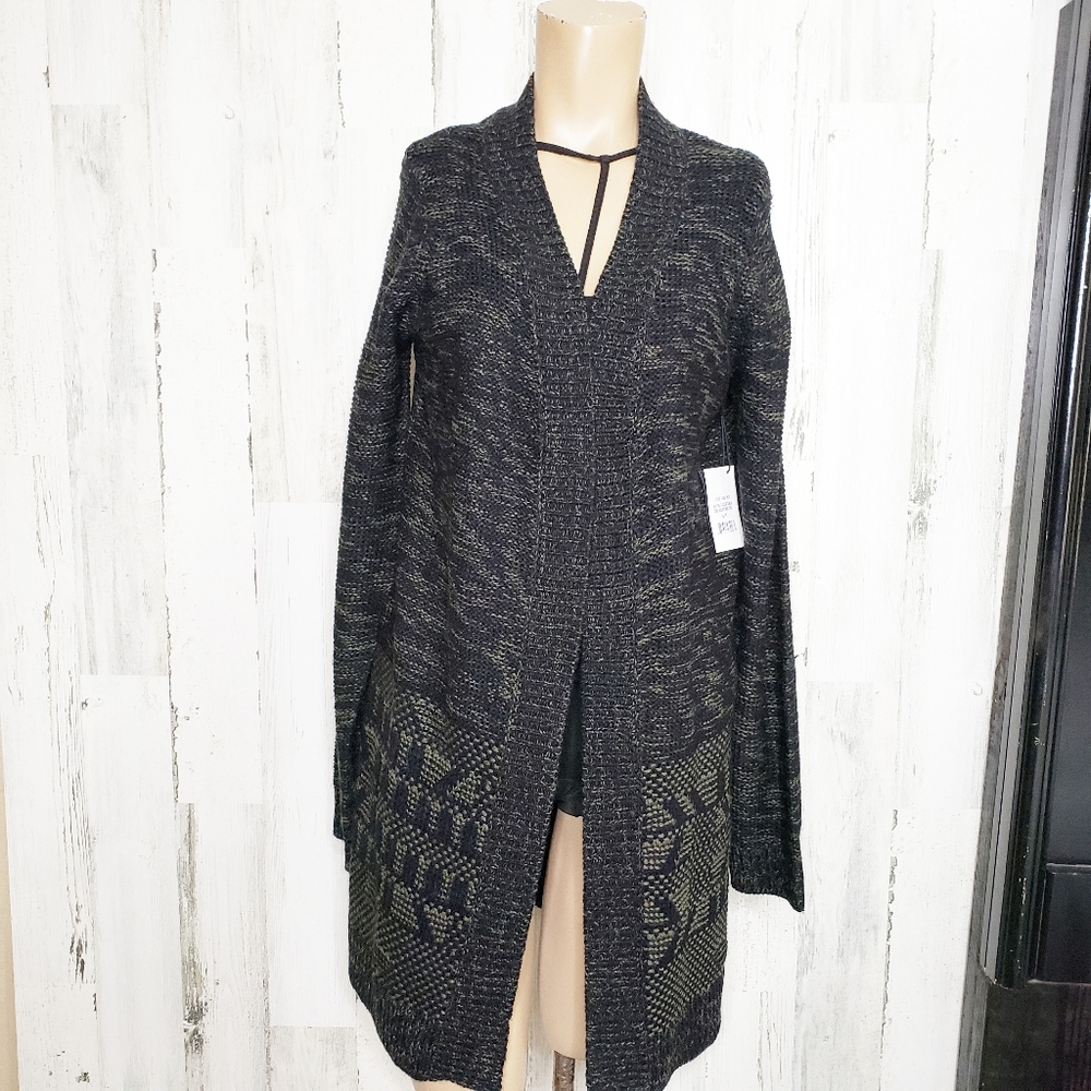 Devoted luxury apparel knit open cardigan size S